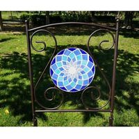 Table basse circulaire pliable en métal mosaïque pour balcon, terrasse, petite taverne, vente chaude, tables et chaises d'extérieur