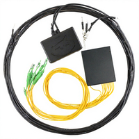 Cassette de répartiteur optique PLC 1x4 SC/APC pour réseaux FTTX