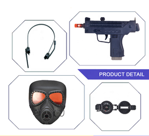 Juego militar de plástico que funciona con batería, pistolas de juguete con sonido ligero - Product Image 4