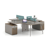 Meubles de bureau modernes, bureau en bois, Muebles De Oficina, poste de travail modulaire ouvert pour le personnel de bureau, pour 2, 4, 6 ou 8 personnes