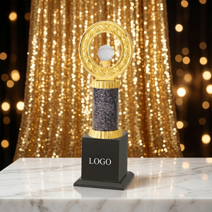 Professional Sports Trophy Model 766 Gold Plated UV Printed Portable Engraved Durable Award for Games and Competitions - Product Image 1