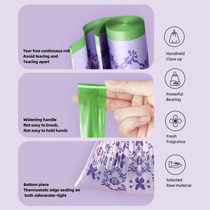 ถุงขยะหัวหม่าเหิงชุน 50 ชิ้นต่อม้วน - ถุงขยะแข็งแรงทนทานสำหรับใช้ในครัวเรือน ควบคุมกลิ่นได้ดี พร้อมหูผูกง่าย - Product Image 4