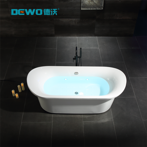 <span class=keywords><strong>Baignoire</strong></span> ovale autoportante en acrylique de 1,9 m avec <span class=keywords><strong>120</strong></span> jets cachés et pompe de 400 W pour villa de villégiature - Product Image 3