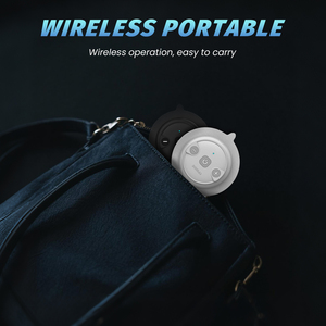 Appareil <span class=keywords><strong>TENS</strong></span> EMS sans fil à télécommande pour électrodes réutilisables, soulagement de la douleur et développement musculaire, avec un émetteur pour deux récepteurs - Product Image 4