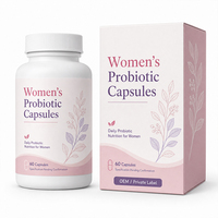 Capsules de probiotiques pour femmes OEM 20 milliards d'UFC - Nutrition probiotique quotidienne pour femmes, 60 unités, étiquette privée disponible