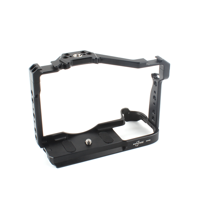 Professional Videography Camera Cage for EOS RP R8 Expandable Follow Focus Matte Box Monitor LED Light Cold Shoe Accessory