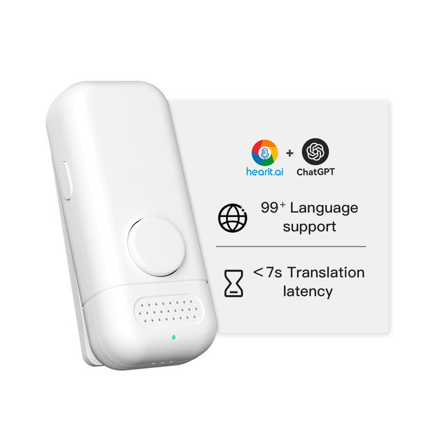 Sale Chatgpt Translator Device Smart Phones Lavalier Omni-directional Microphone Sans Fil Professionnel Microphone With App