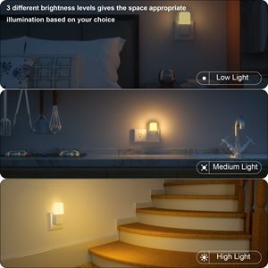 Factory Direct Square LED Night <b>Light</b>, Auto Dusk to Dawn Sensor <b>Light</b> Plug-in <b>Indoor</b> Lamp ABS Housing OEM Available - Product Image 6