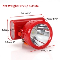 Lampe frontale sans fil rechargeable à LED pour casque de mineur, idéale pour les applications minières souterraines (vente en gros)