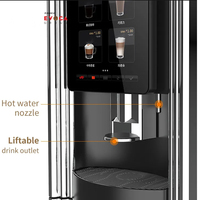 Distributeur automatique de café commercial avancé avec fonction SDK, écran tactile 15,6 pouces, certifié CE pour tous les environnements