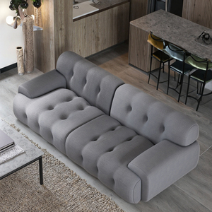Jiali 2025 Ý 5D Đàn Hồi Nén Chân Không Bọt Rochburg Phòng Chờ Ghế Sofa Thiết Lập Tùy Chỉnh Modular Cắt Vải Miếng Bọt Biển - Product Image 5
