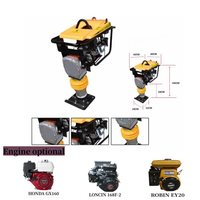 Compacteur vibrant professionnel électrique de type trépied vibrant (Jumping Jack) 3KW 220V/110V pour espaces confinés