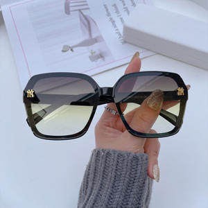 <span class=keywords><strong>Gafas</strong></span> Mujer Versión Coreana de marea <span class=keywords><strong>Gafas</strong></span> de sol Nuevas <span class=keywords><strong>gafas</strong></span> de sol en línea Celebrity Gradient Wind Face Ojos pequeños - Product Image 2