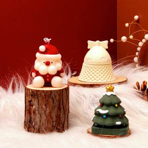 Bougies en cire de soja parfumées sans flamme, mini, de luxe, faites à la main, écologiques, pour la maison, l'aromathérapie, Thanksgiving et Noël – Vente en gros personnalisée - Product Image 1