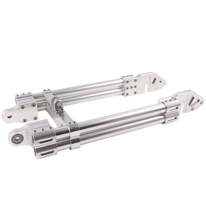 Nuevo Brazo Oscilante para <span class=keywords><strong>Motor</strong></span> de Vehículo Eléctrico, Modificación/Actualización, Doble Tubo, Aleación de Aluminio CNC Reforzada, Horquilla Plana Ajustable - Product Image 5