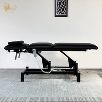 Table de chiropratique électrique professionnelle multi-sections à 2 moteurs, lit de physiothérapie pour clinique, réadaptation et chiropraticiens