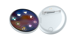 <span class=keywords><strong>Badge</strong></span> Elettronico Indossabile Intelligente da 1,85 Pollici, Eco-Friendly, Alta Definizione, Stile Anime, per Compagni di Lavoro - Product Image 3