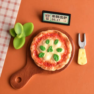 Modèle de plateau à café et pain en résine, cabochon à dos plat, miniature, breloque alimentaire de cuisine, peint à la main, artistique, pour accessoires en résine DIY - Product Image 6