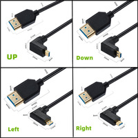 Câble adaptateur mâle-mâle 8K 60Hz 2m à âme en cuivre pour appareils photo numériques et caméscopes