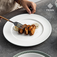 Vaisselle Blanche Personnalisée en Gros d'Usine, Services de Table Incassables en Céramique pour Cuisine et Maison