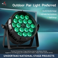 Lampe de parapet LED IP L18, éclairage extérieur, lumières PAR, contrôle DMX512, indice de protection IP65, pour éclairage de scène disco, spectacles de stand-up