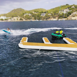 Plataforma de pesca flotante de tamaño personalizado, protección antideslizante para yate, muelle <span class=keywords><strong>seco</strong></span> inflable e - Product Image 6