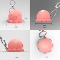 Veilleuse rechargeable en silicone personnalisée avec contrôle tactile LED Agneau pour enfant Décoration suspendue Bébé Veilleuse LED de taille moyenne