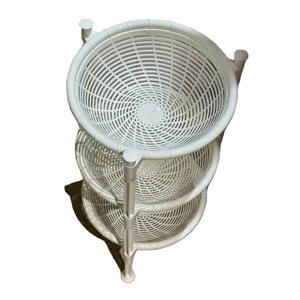 Étagère de rangement de cuisine moule en plastique rond panier de fruits et légumes moule d'injection moulage de support de stockage à plusieurs niveaux - Product Image 3