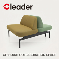Canapé de réception modulaire de luxe en tissu, sectionnel, minimaliste et moderne, avec mousse haute densité pour zone d'attente commerciale