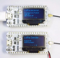 868MHz/915MHz LoRa ESP32 Kit de bricolage bleu OLED WiFi SX1276 Module avec antenne pour carte de développement IOT