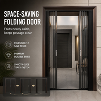 Porte moustiquaire rétractable sur mesure en alliage d'aluminium, pliante, pour maisons et villas malaisiennes