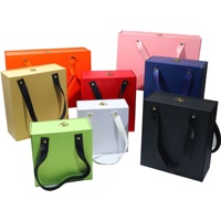 Populaire Ins Satchel Gift Set Factory Vente en gros Festival de la mi-automne Emballage dossiers en carton estampillé matériaux recyclés
