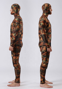 DIVE and Sail, traje húmedo de <span class=keywords><strong>buceo</strong></span> libre de celda abierta de 2 piezas, traje de <span class=keywords><strong>buceo</strong></span> CR con capucha, traje de neopreno de piedra caliza de 5mm para pesca submarina - Product Image 6