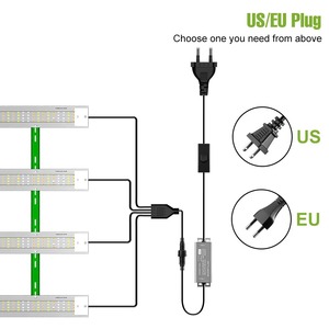 Lámpara LED de Cultivo de Plantas de 800W, Espectro Completo, para Interiores, Semillas, Invernadero, Vegetales, Cultivo Hidropónico, Lámpara UV - Product Image 1