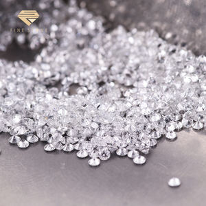 サイズ1.0mm-20.005ct研磨ラボ成長ダイヤモンドラウンドブリリアントシェイプホワイトカラーDEF VVS - Product Image 1