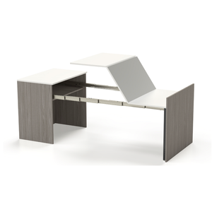 Chuyên nghiệp A7-1500 nhôm kéo nối dài trượt cho nhà bếp gấp bảng đường sắt mở rộng thêm đồ nội thất/văn phòng sử dụng - Product Image 1