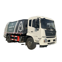 Camion compacteur de déchets Dongfeng 4x2 à 6 roues, 10 m³