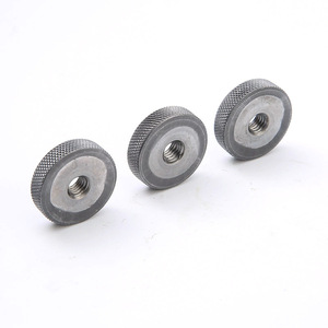 Tuercas redondas moleteadas de acero al carbono M4-M24 métricas, grado A, nivel 4.8, para fabricación de equipos generales - Product Image 2