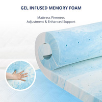 Kühlende Gel-Memory-Foam-Matratze Atmungsaktive Perforierte Weiche Auflage