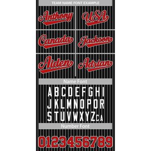 Camiseta de Béisbol Personalizada con Rayas, Cierre de Botones, Nombre del Equipo Bordado, 00, Absorbe la Humedad, Unisex, Corte Regular - Product Image 5