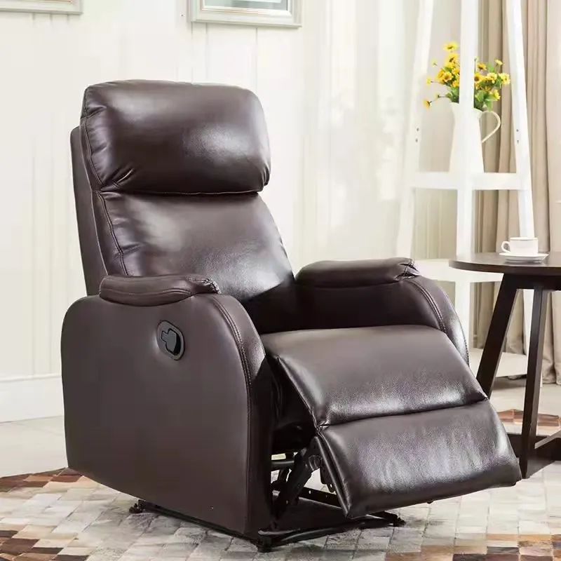 Mobili per la casa moderni divano ad angolo componibile girevole in pelle sintetica reclinabile soggiorno divano da massaggio