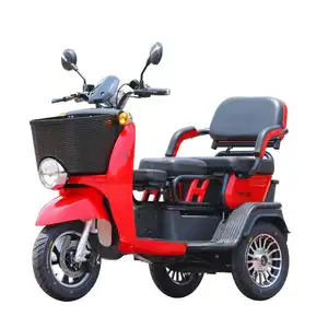 R gear easy tricycle RETRO-T kecepatan sepeda roda tiga listrik 35kmh jarak jauh dengan disk brake untuk dijual