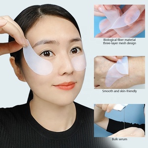 Masques pour les yeux en gel de biocellulose végétaliens à marque privée, 7 paires, au ferment de noix de coco et vitamine C, <span class=keywords><strong>anti</strong></span>-âge, pour <span class=keywords><strong>cernes</strong></span>, OEM - Product Image 4