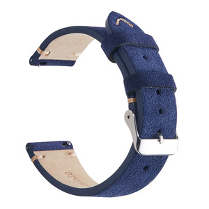 Correa de reloj de cuero de gamuza hecha a mano Upro, de liberación rápida, 18mm 20mm 22mm 24mm, banda de piel de becerro auténtica, suave, gruesa y de primera calidad - Product Image 6
