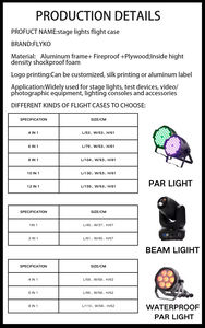 علبة طيران لأرضية رقص LED ، ضوء حركي برأس متحرك - Product Image 6