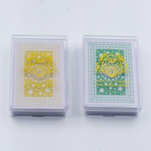 Jeu de cartes à jouer de marque <span class=keywords><strong>777</strong></span> en un seul paquet dans un étui pratique en plastique PS - Product Image 1