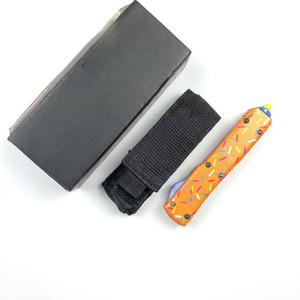 MICRO TECH UT Cuchillo de bolsillo plegable multifuncional de alta dureza, herramienta portátil de autodefensa para el hogar y exteriores - Product Image 6
