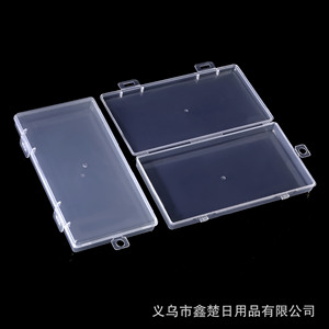 Caja de Almacenamiento Rectangular Transparente de Plástico PP con Tapa a Presión para Herramientas, Papelería y Organización de Ferretería - Product Image 3
