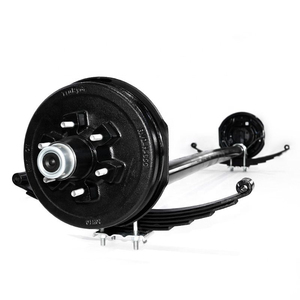 YQY Conjunto de <span class=keywords><strong>Eje</strong></span> de Remolque para <span class=keywords><strong>Caravana</strong></span> RV de 3500 lb de Venta Caliente con Muelles de Ballesta de <span class=keywords><strong>Doble</strong></span> Ojo - Product Image 4
