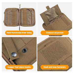 Pochette Tactique Administrative en Gros en Nylon 500D, Sacoche Tactique MOLLE, Organisateur d'Équipement Utilitaire EDC pour Ceinture, Gilet, Sac à Dos - Product Image 2